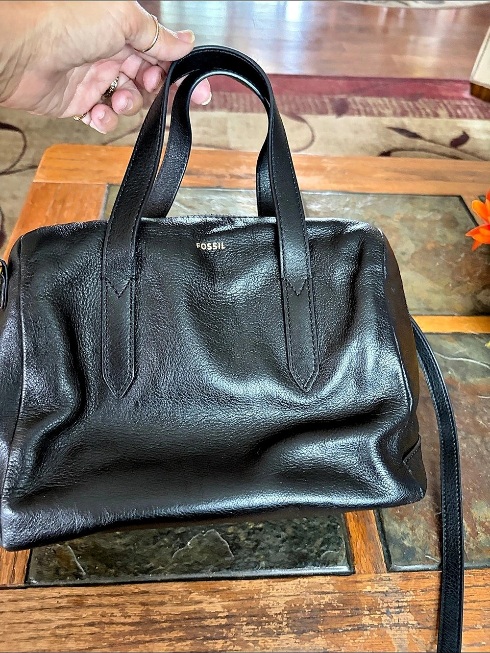Fossil Rachel Satchel Black